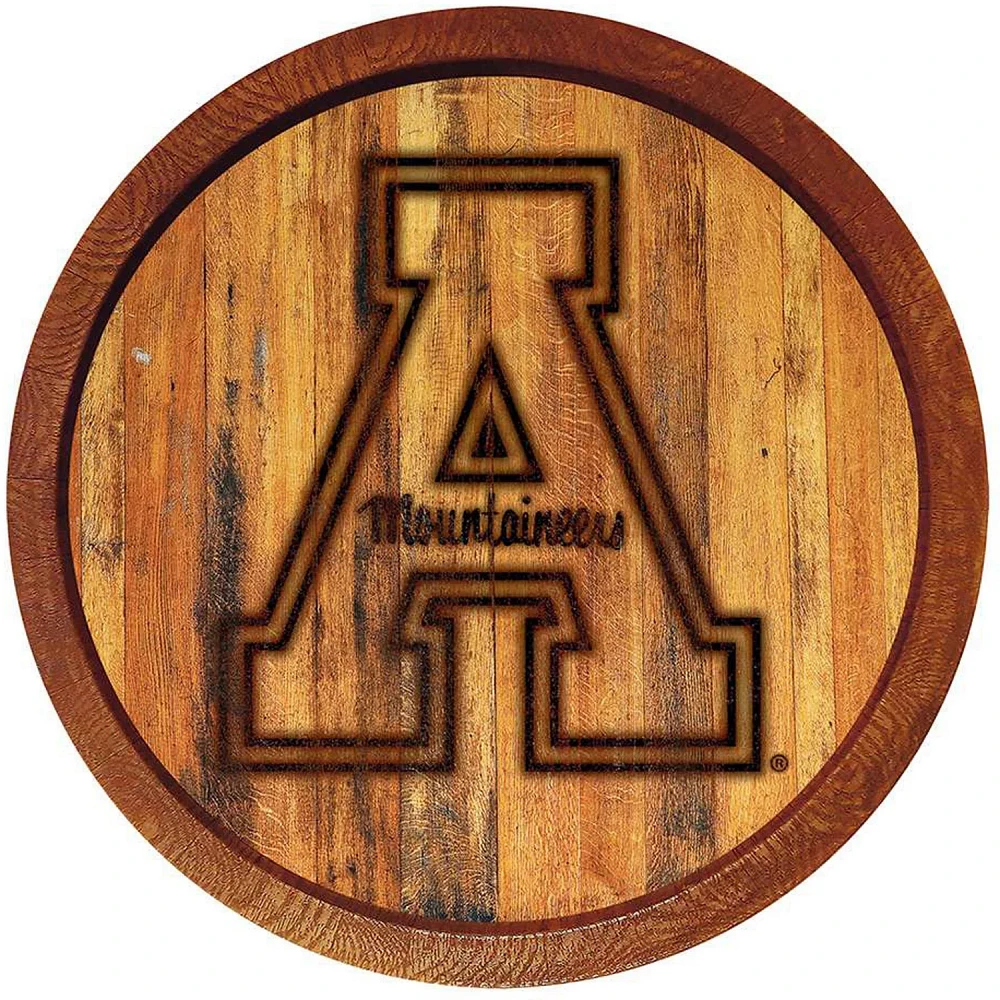 The Fan-Brand Appalachian State University Branded Faux Barrel Top Sign                                                         