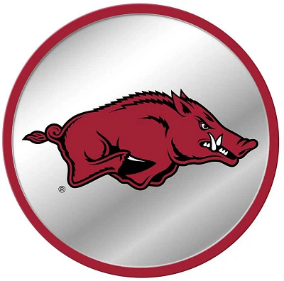 The Fan-Brand University of Arkansas Mascot Modern Mirrored Disc Sign                                                           