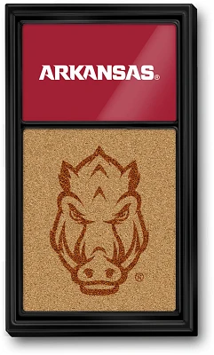 The Fan-Brand University of Arkansas Dual Logo Cork Note Board                                                                  