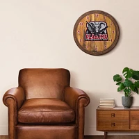 The Fan-Brand University of Alabama Al Logo Faux Barrel Top Clock                                                               