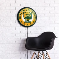 The Fan-Brand Baylor University Bear Logo Round Slimline Lighted Sign                                                           