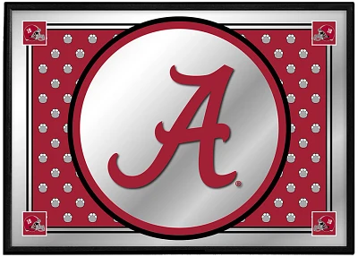 The Fan-Brand University of Alabama Team Spirit Framed Mirrored Wall Sign                                                       
