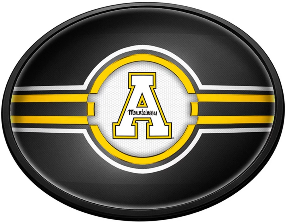 The Fan-Brand Appalachian State University Original Round Oval Slimline Lighted Wall Sign                                       