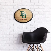 The Fan-Brand Baylor University Hardwood Oval Slimline Lighted Sign                                                             