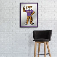 The Fan-Brand Louisiana State University Mascot Framed Mirrored Wall Sign                                                       