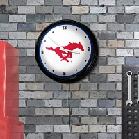 The Fan-Brand Southern Methodist University Retro Lighted Wall Clock                                                            