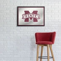 The Fan-Brand Mississippi State University Framed Mirrored Wall Sign                                                            