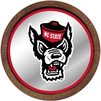 The Fan-Brand North Carolina State University Mascot Barrel Top Mirrored Sign                                                   