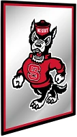 The Fan-Brand North Carolina State University Framed Mirrored Wall Sign                                                         