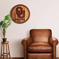 he Fan-Brand University of Oklahoma Branded Faux Barrel Top Sign                                                                