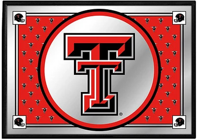 The Fan-Brand Texas Tech University Team Spirit Framed Mirrored Wall Sign                                                       