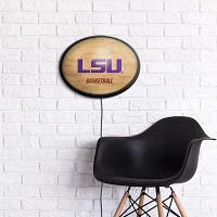 The Fan-Brand Louisiana State University Hardwood Oval Slimline Lighted Sign                                                    