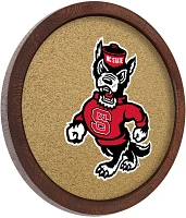 The Fan-Brand North Carolina State University Anchor Mascot “Faux” Barrel Framed Cork Board                                 