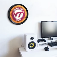 The Fan-Brand Virginia Tech Ribbed Wall Clock                                                                                   