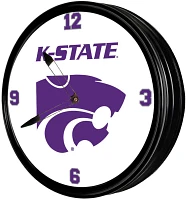 The Fan-Brand Kansas State University K-State Retro Lighted Wall Clock                                                          