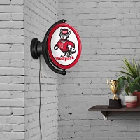 The Fan-Brand North Carolina State University Tuffy Original Oval Rotating Lighted Sign                                         