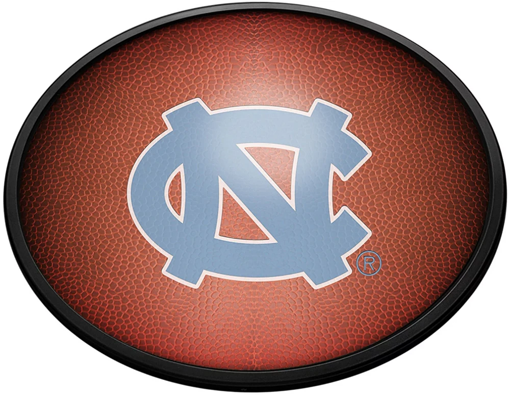 The Fan-Brand University of North Carolina Pigskin Oval Slimline Lighted Wall Sign                                              