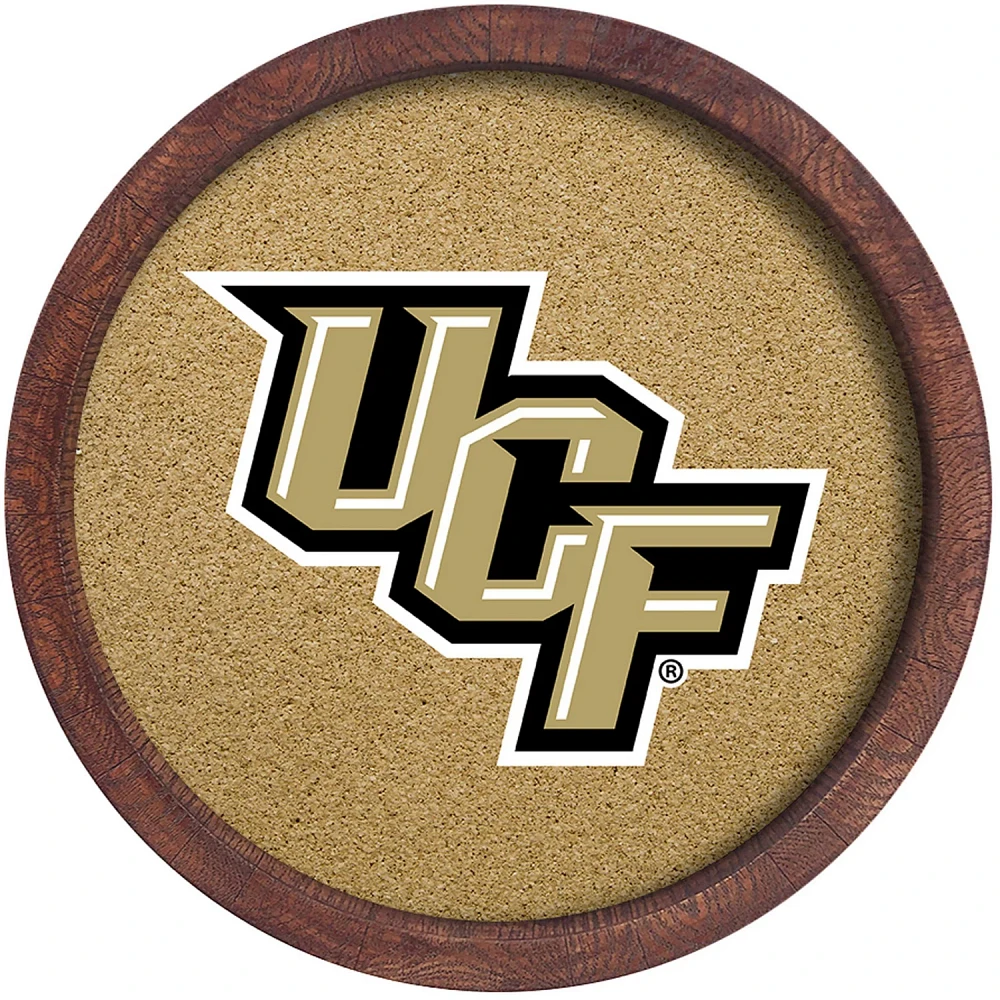 The Fan-Brand University of Central Florida “Faux” Barrel Framed Cork Board                                                 