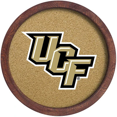 The Fan-Brand University of Central Florida “Faux” Barrel Framed Cork Board                                                 