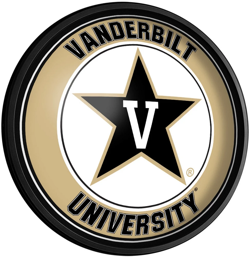 The Fan-Brand Vanderbilt University Round Slimline Lighted Wall Sign                                                            