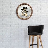 The Fan-Brand Wake Forest University Mascot Faux Barrel Top Mirrored Wall Sign                                                  