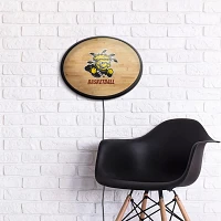 The Fan-Brand Wichita State University Hardwood Oval Slimline Lighted Wall Sign                                                 