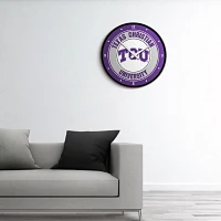 The Fan-Brand Texas Christian University Modern Disc Clock                                                                      