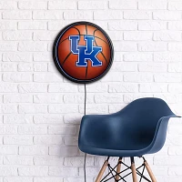 The Fan-Brand University of Kentucky Basketball Round Slimline Lighted Sign                                                     