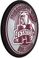 The Fan-Brand Mississippi State University Mascot Round Slimline Lighted Wall Sign                                              