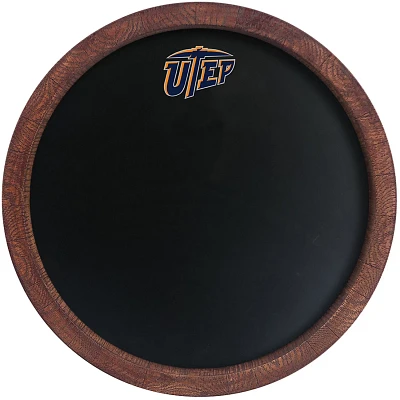 The Fan-Brand University of Texas at El Paso Barrel Top Chalkboard                                                              