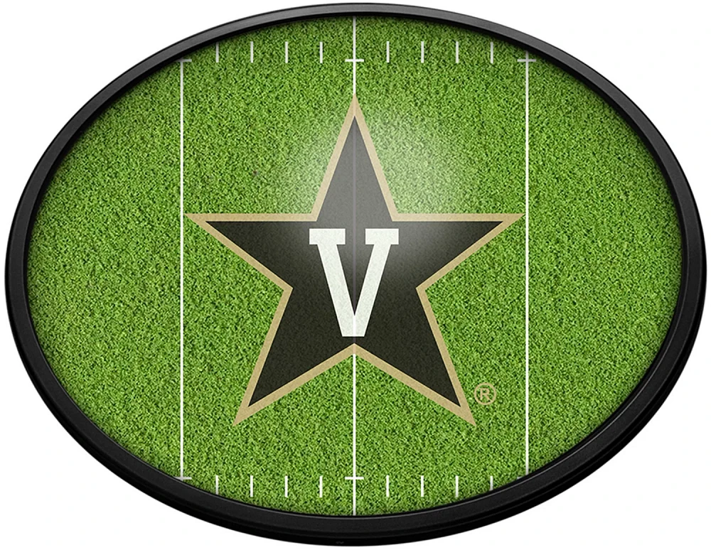 The Fan-Brand Vanderbilt University On the 50 Oval Slimline Lighted Wall Sign                                                   