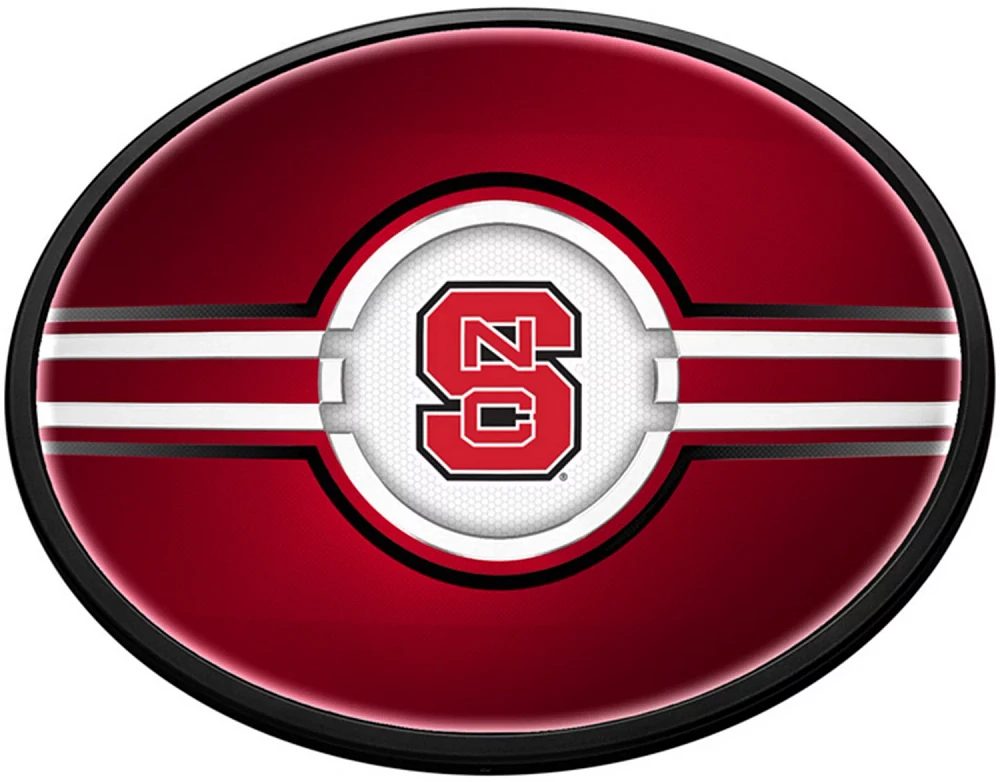 The Fan-Brand North Carolina State University Oval Slimline Lighted Wall Sign                                                   