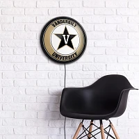 The Fan-Brand Vanderbilt University Round Slimline Lighted Wall Sign                                                            