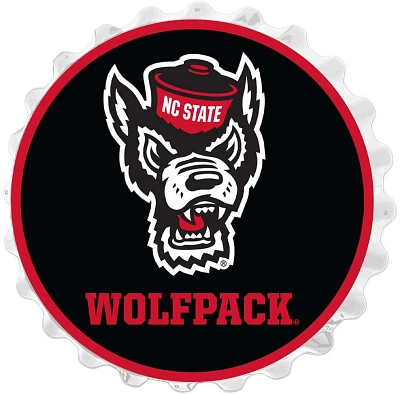 The Fan-Brand North Carolina State University Tuffy Bottle Cap Wall Sign                                                        