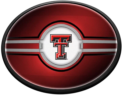 The Fan-Brand Texas Tech University Oval Slimline Lighted Wall Sign                                                             