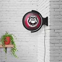 The Fan-Brand University of Georgia UGA Round Rotating Lighted Sign                                                             