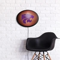 The Fan-Brand Kansas State University Pigskin Oval Slimline Lighted Sign                                                        