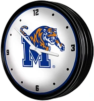 The Fan-Brand University of Memphis Retro Lighted Wall Clock                                                                    