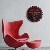 The Fan-Brand Texas Tech University Masked Rider Bottle Cap Wall Sign                                                           