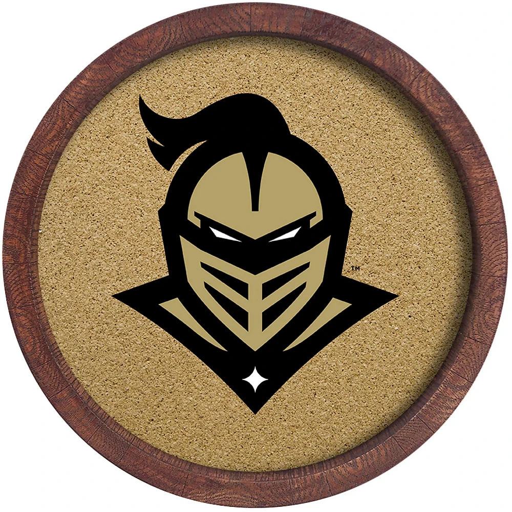 The Fan-Brand University of Central Florida Logo “Faux” Barrel Framed Cork Board                                            