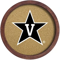 The Fan-Brand Vanderbilt University “Faux” Barrel Framed Cork Board                                                         