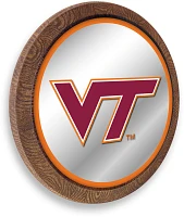 The Fan-Brand Virginia Tech University Faux Barrel Top Mirrored Wall Sign                                                       