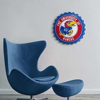 The Fan-Brand University of Kansas Bottle Cap Sign                                                                              