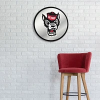 The Fan-Brand North Carolina State University Mascot Modern Mirrored Disc Sign                                                  