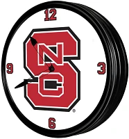 The Fan-Brand North Carolina State University Retro Lighted Wall Clock                                                          