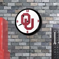 The Fan-Brand University of Oklahoma Retro Lighted Wall Clock                                                                   