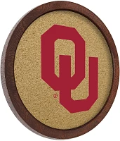 The Fan-Brand University of Oklahoma “Faux” Barrel Framed Cork Board                                                        