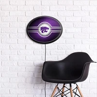 The Fan-Brand Kansas State University Oval Slimline Lighted Sign                                                                