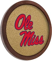 The Fan-Brand University of Mississippi “Faux” Barrel Framed Cork Board                                                     