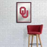 The Fan-Brand University of Oklahoma Framed Mirrored Wall Sign                                                                  